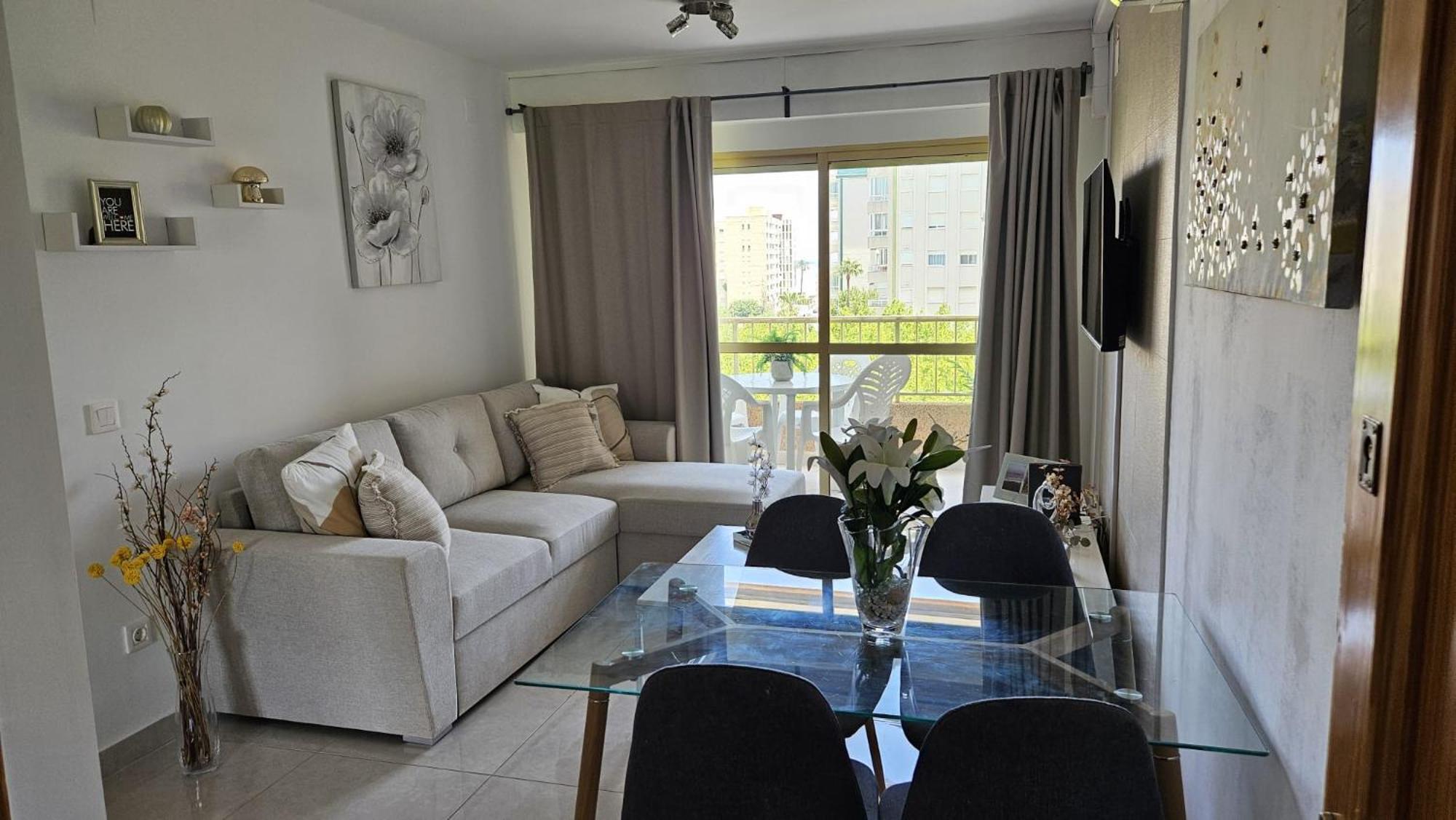 Elegante Apartamento En Playa De Gandia Esterno foto